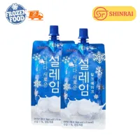 Kem Túi Sữa Tuyết Snow Ice Milk Shake Lotte Hàn Quốc( túi 160ml)